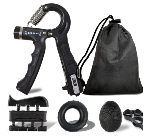 Verstellbarer Handgriff-Krafttrainer mit Fingertrainer