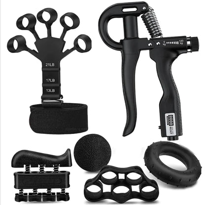 Verstellbarer Handgriff-Krafttrainer mit Fingertrainer